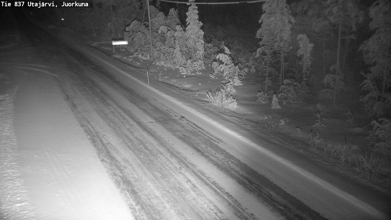 Kelikamerat Kuva Tie 837 Utajärvi, Juorkuna, Utajärvi, Pohjois-Pohjanmaa