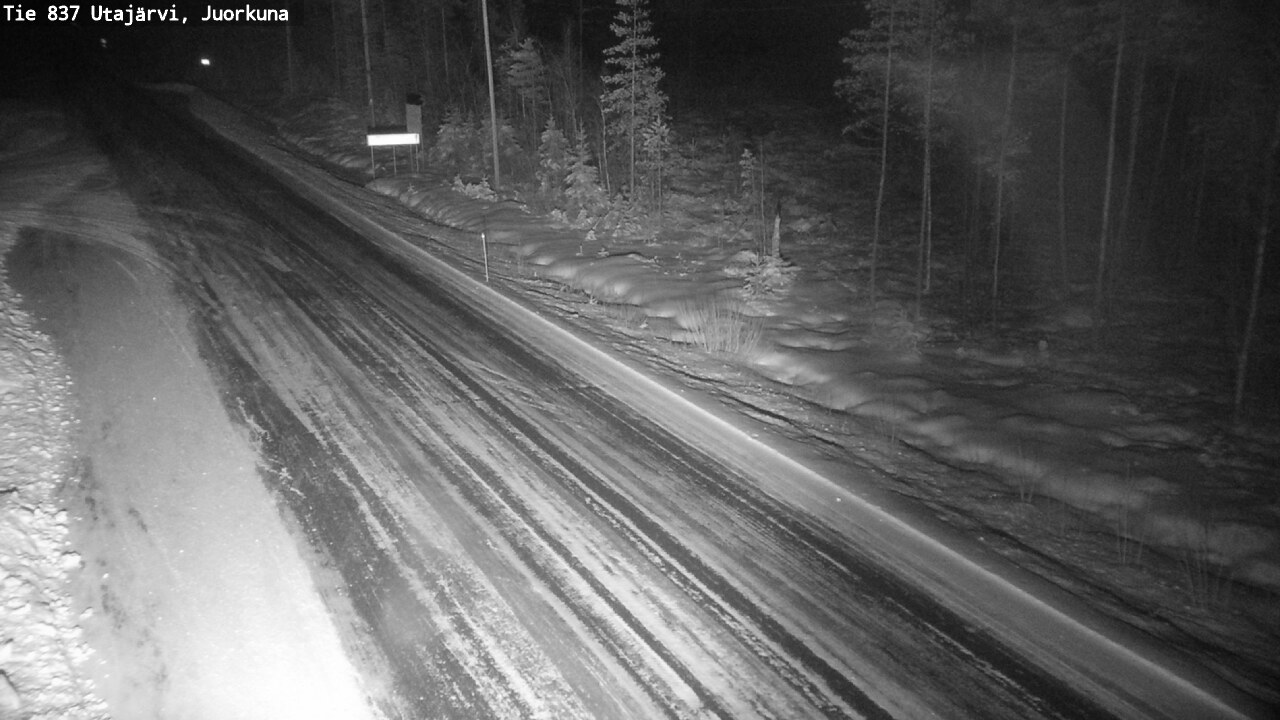 Kelikamerat Kuva Tie 837 Utajärvi, Juorkuna, Utajärvi, Pohjois-Pohjanmaa