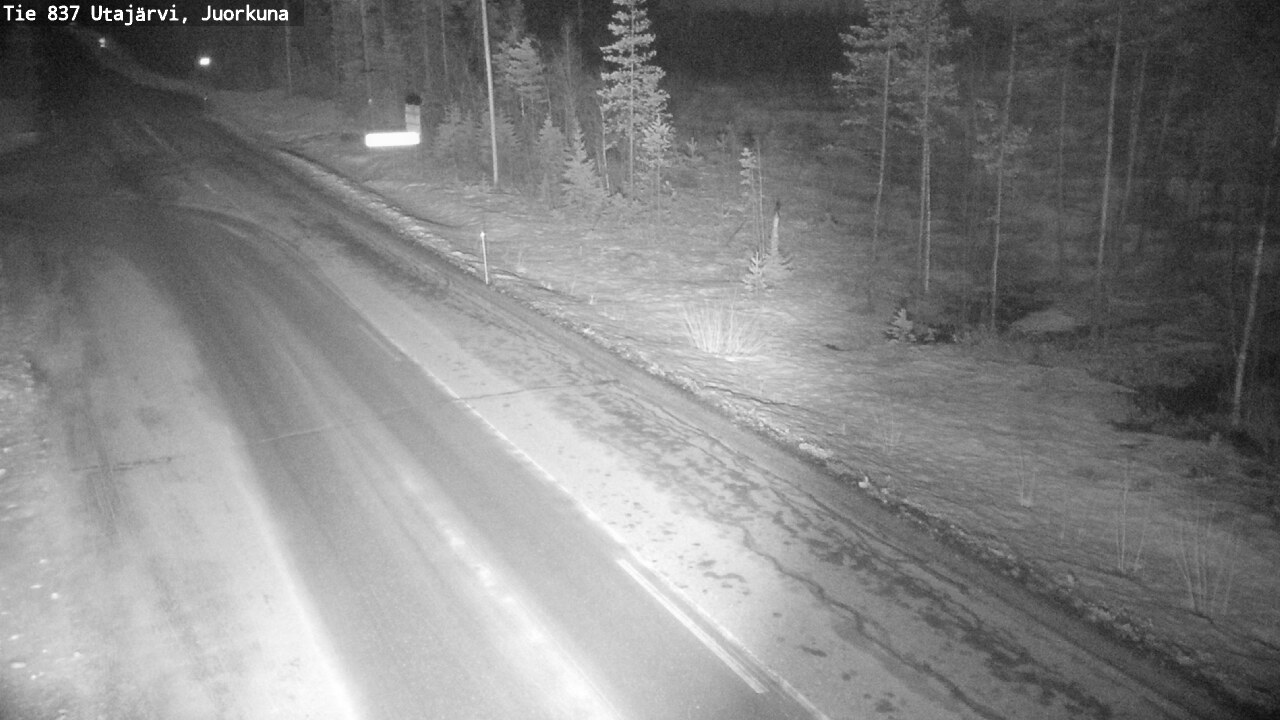 Kelikamerat Kuva Tie 837 Utajärvi, Juorkuna, Utajärvi, Pohjois-Pohjanmaa