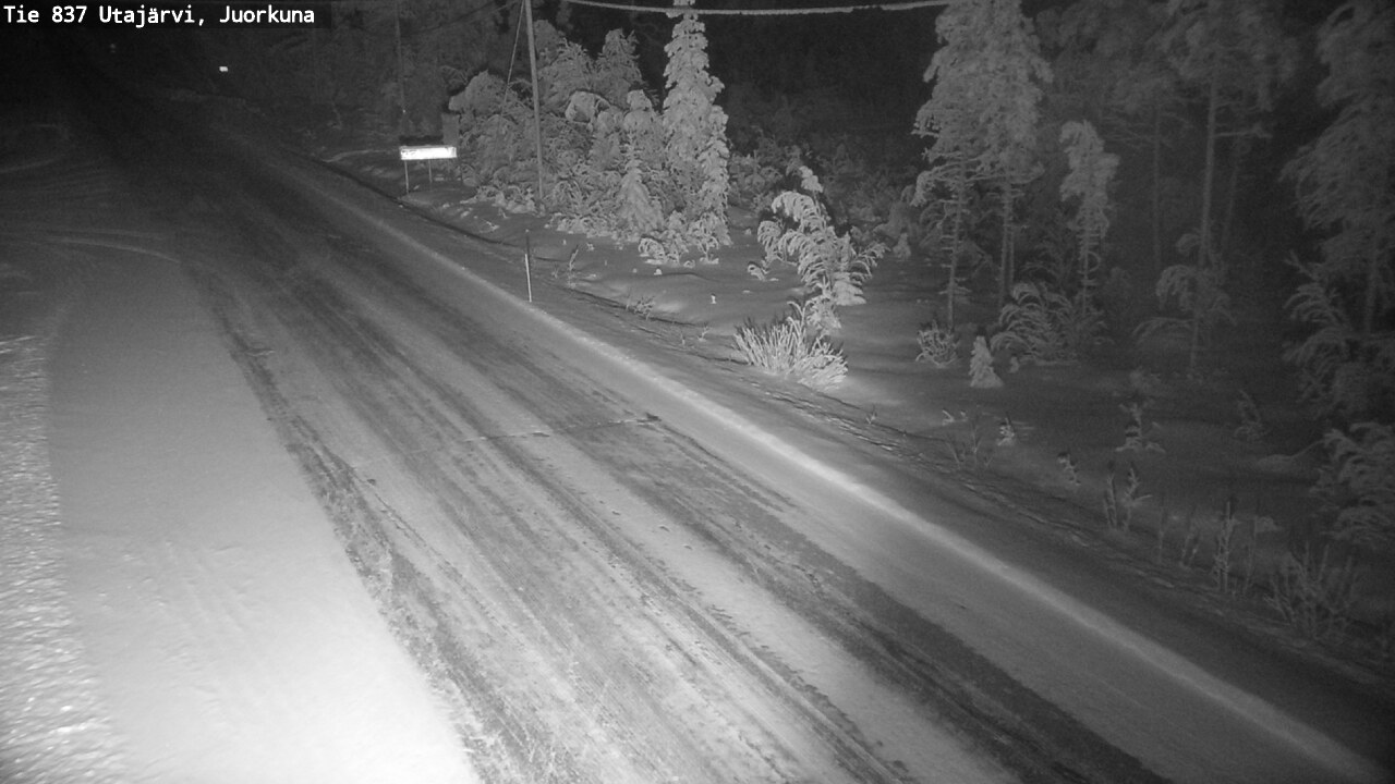 Kelikamerat Kuva Tie 837 Utajärvi, Juorkuna, Utajärvi, Pohjois-Pohjanmaa