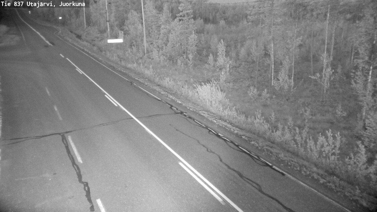 Kelikamerat Kuva Tie 837 Utajärvi, Juorkuna, Utajärvi, Pohjois-Pohjanmaa