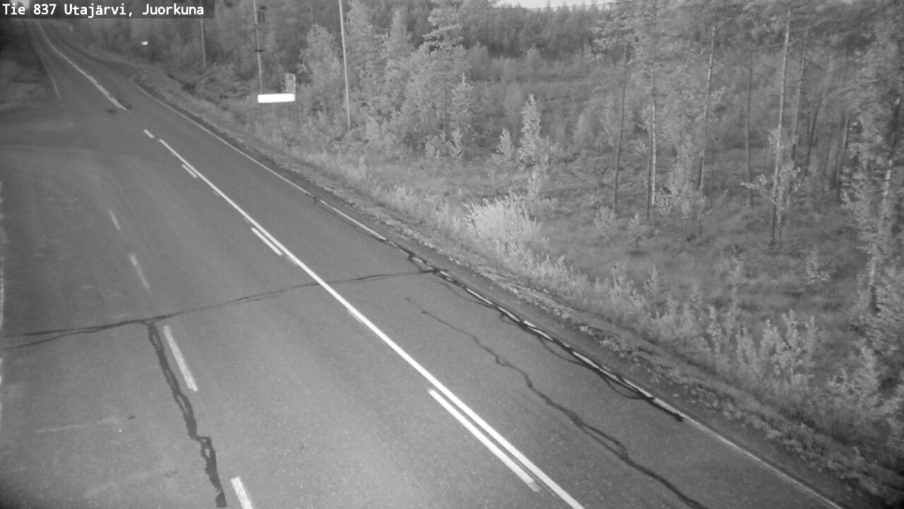Kelikamerat Kuva Tie 837 Utajärvi, Juorkuna, Utajärvi, Pohjois-Pohjanmaa