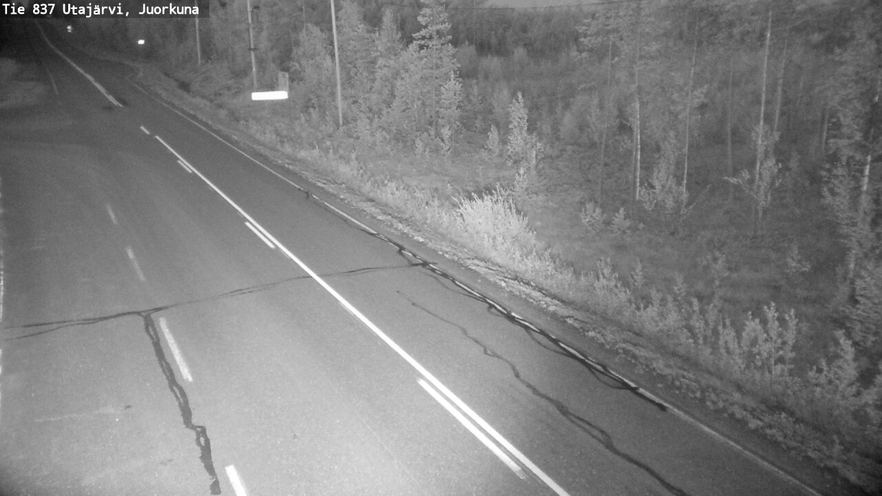 Kelikamerat Kuva Tie 837 Utajärvi, Juorkuna, Utajärvi, Pohjois-Pohjanmaa