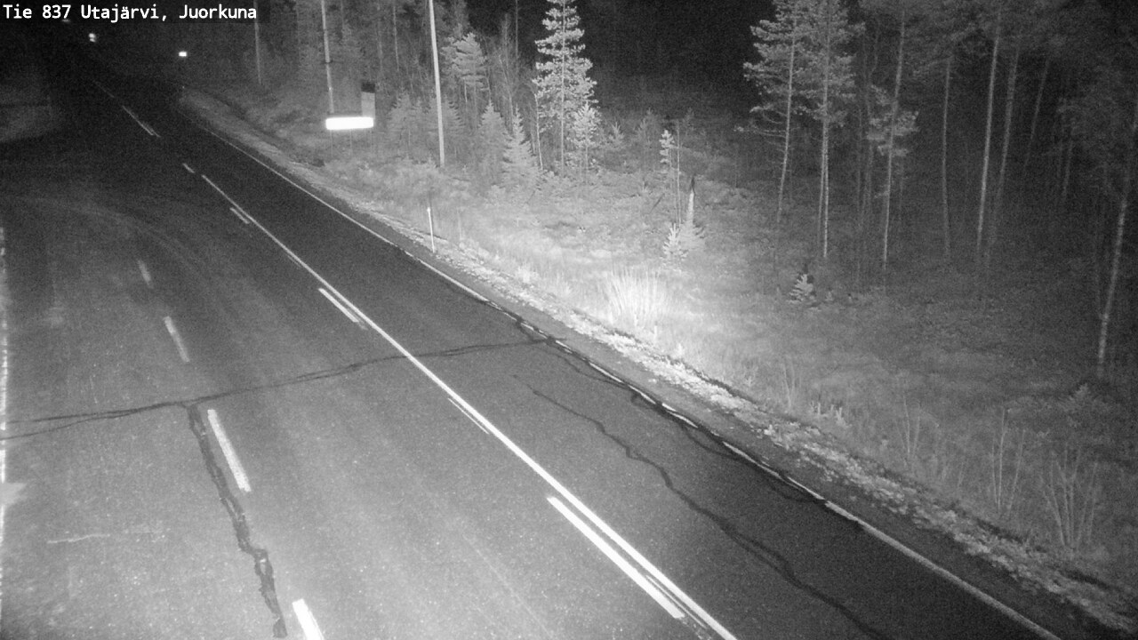 Kelikamerat Kuva Tie 837 Utajärvi, Juorkuna, Utajärvi, Pohjois-Pohjanmaa