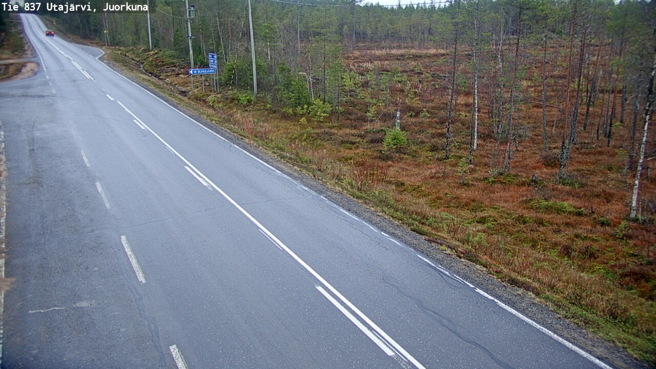 Kelikamerat Kuva Tie 837 Utajärvi, Juorkuna, Utajärvi, Pohjois-Pohjanmaa