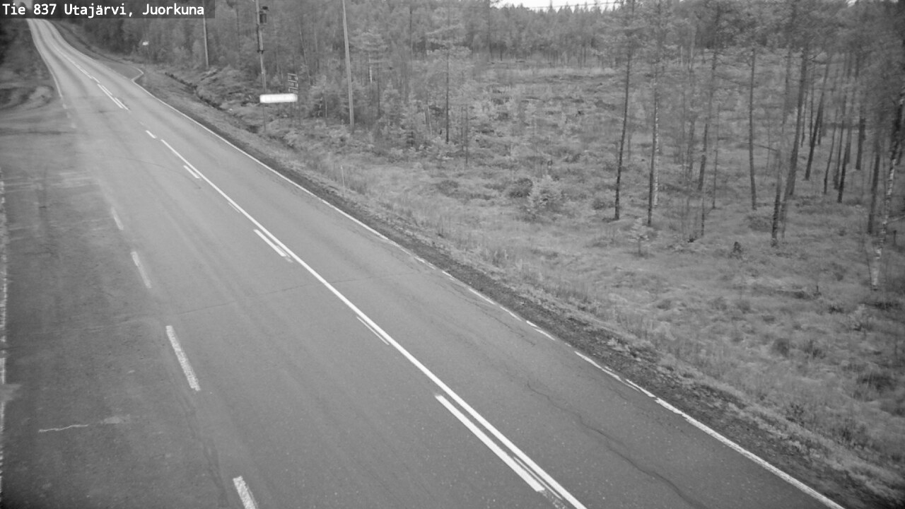 Kelikamerat Kuva Tie 837 Utajärvi, Juorkuna, Utajärvi, Pohjois-Pohjanmaa