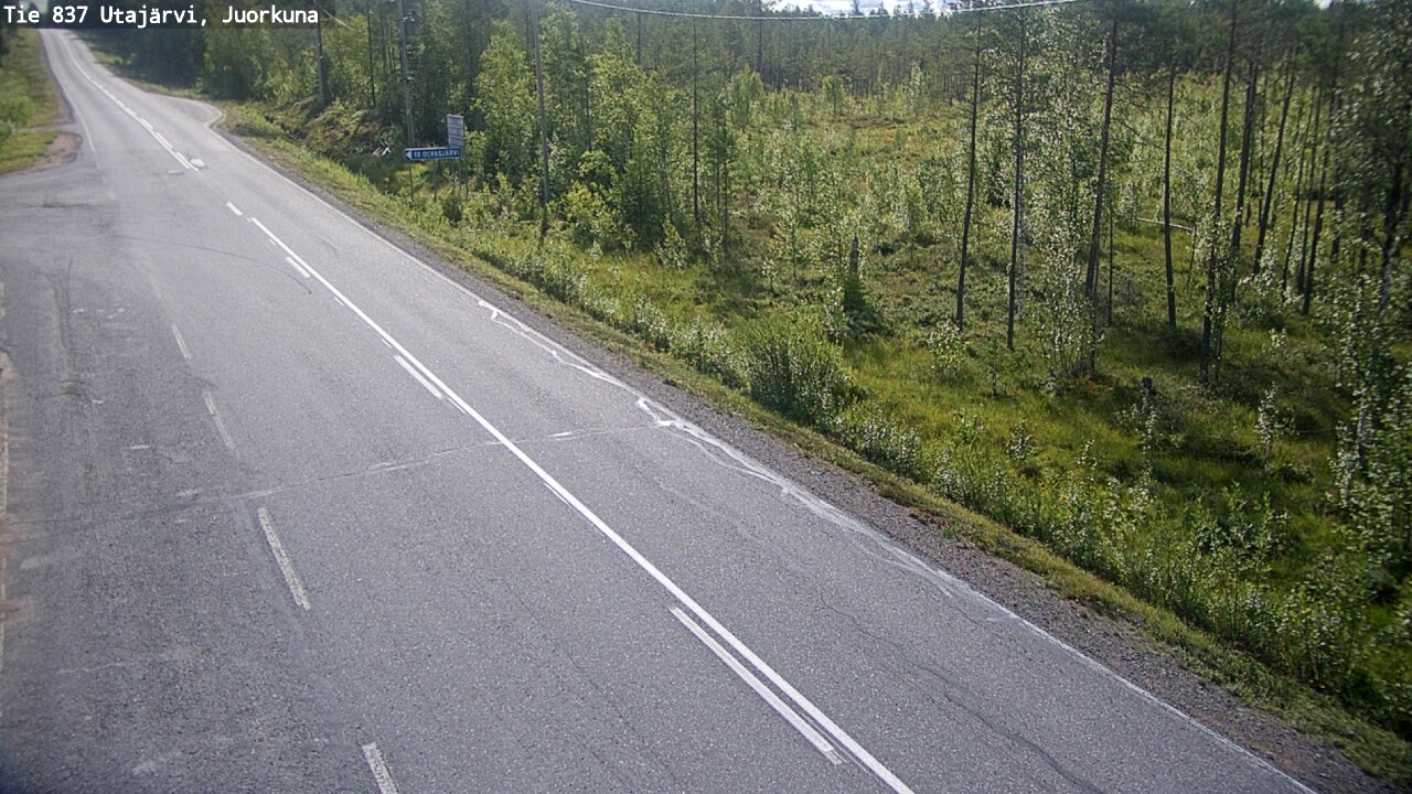 Kelikamerat Kuva Tie 837 Utajärvi, Juorkuna, Utajärvi, Pohjois-Pohjanmaa