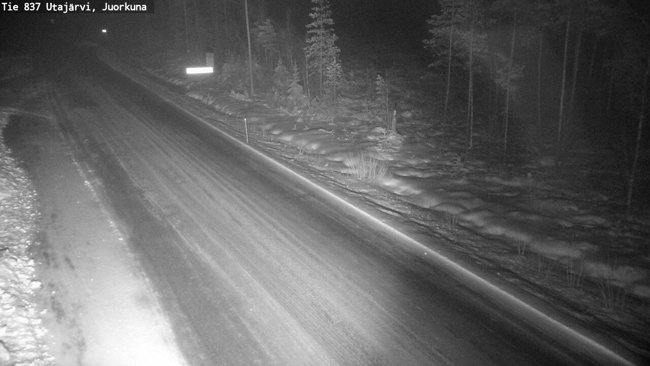 Kelikamerat Kuva Tie 837 Utajärvi, Juorkuna, Utajärvi, Pohjois-Pohjanmaa