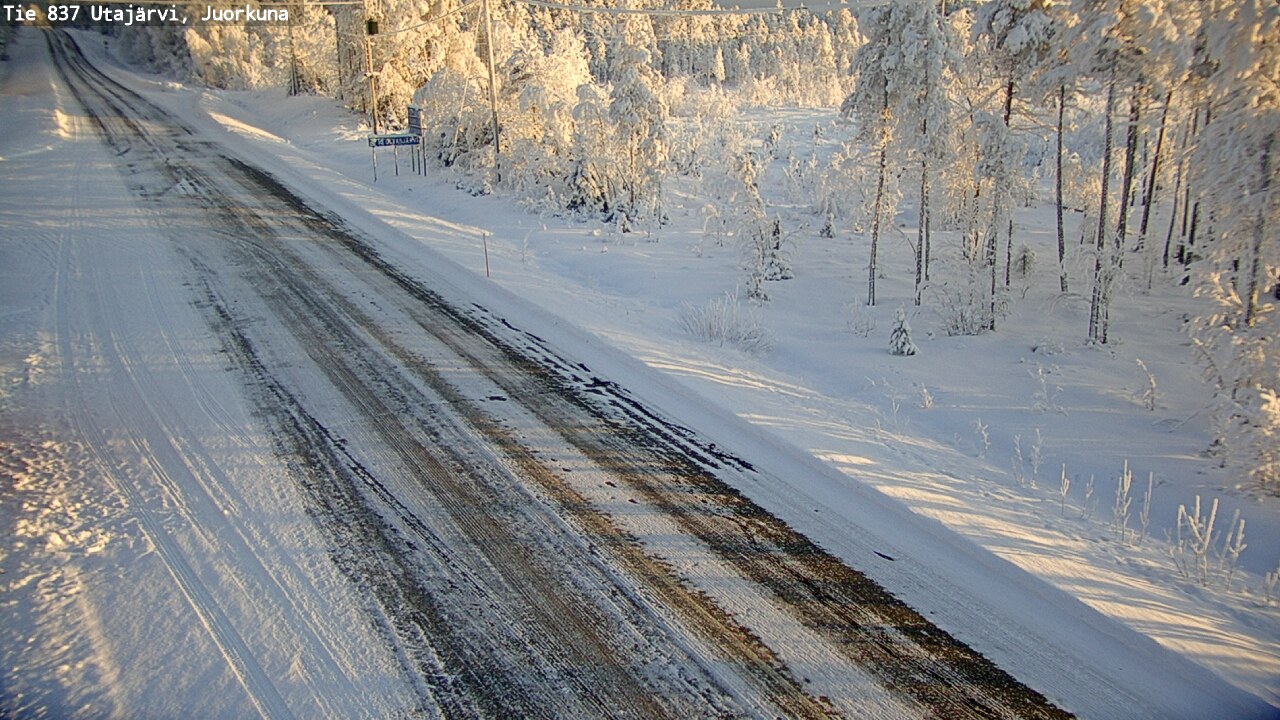 Kelikamerat Kuva Tie 837 Utajärvi, Juorkuna, Utajärvi, Pohjois-Pohjanmaa