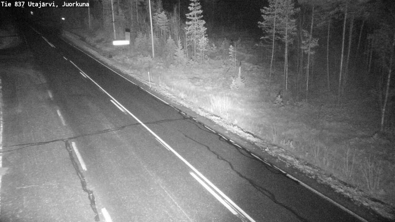 Kelikamerat Kuva Tie 837 Utajärvi, Juorkuna, Utajärvi, Pohjois-Pohjanmaa