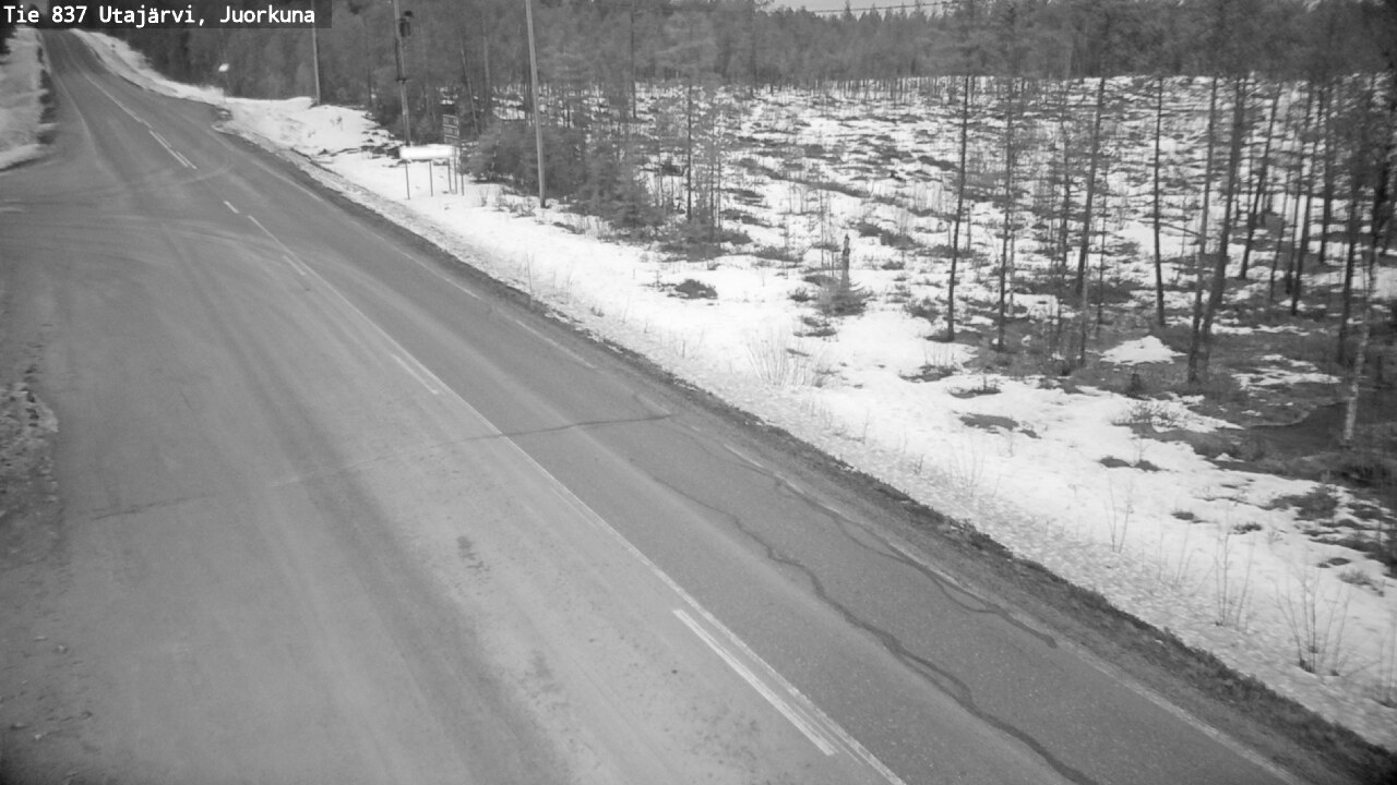 Kelikamerat Kuva Tie 837 Utajärvi, Juorkuna, Utajärvi, Pohjois-Pohjanmaa