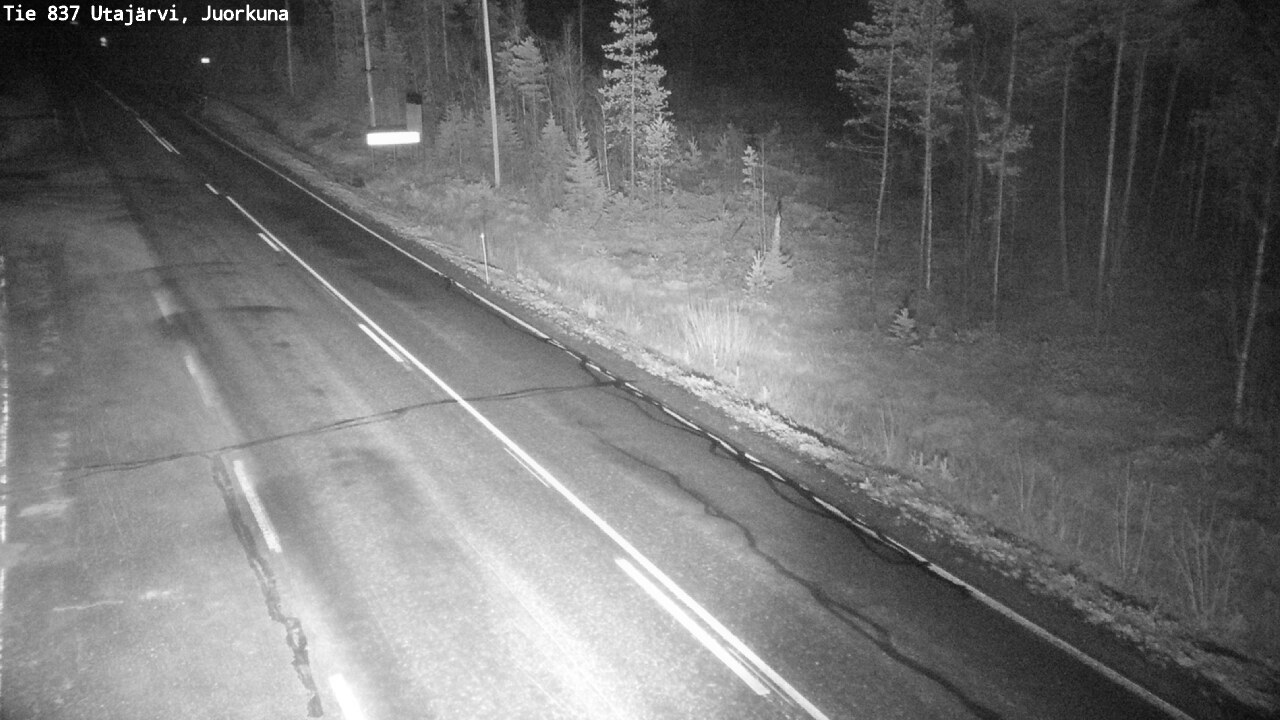 Kelikamerat Kuva Tie 837 Utajärvi, Juorkuna, Utajärvi, Pohjois-Pohjanmaa