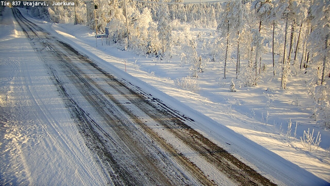 Kelikamerat Kuva Tie 837 Utajärvi, Juorkuna, Utajärvi, Pohjois-Pohjanmaa