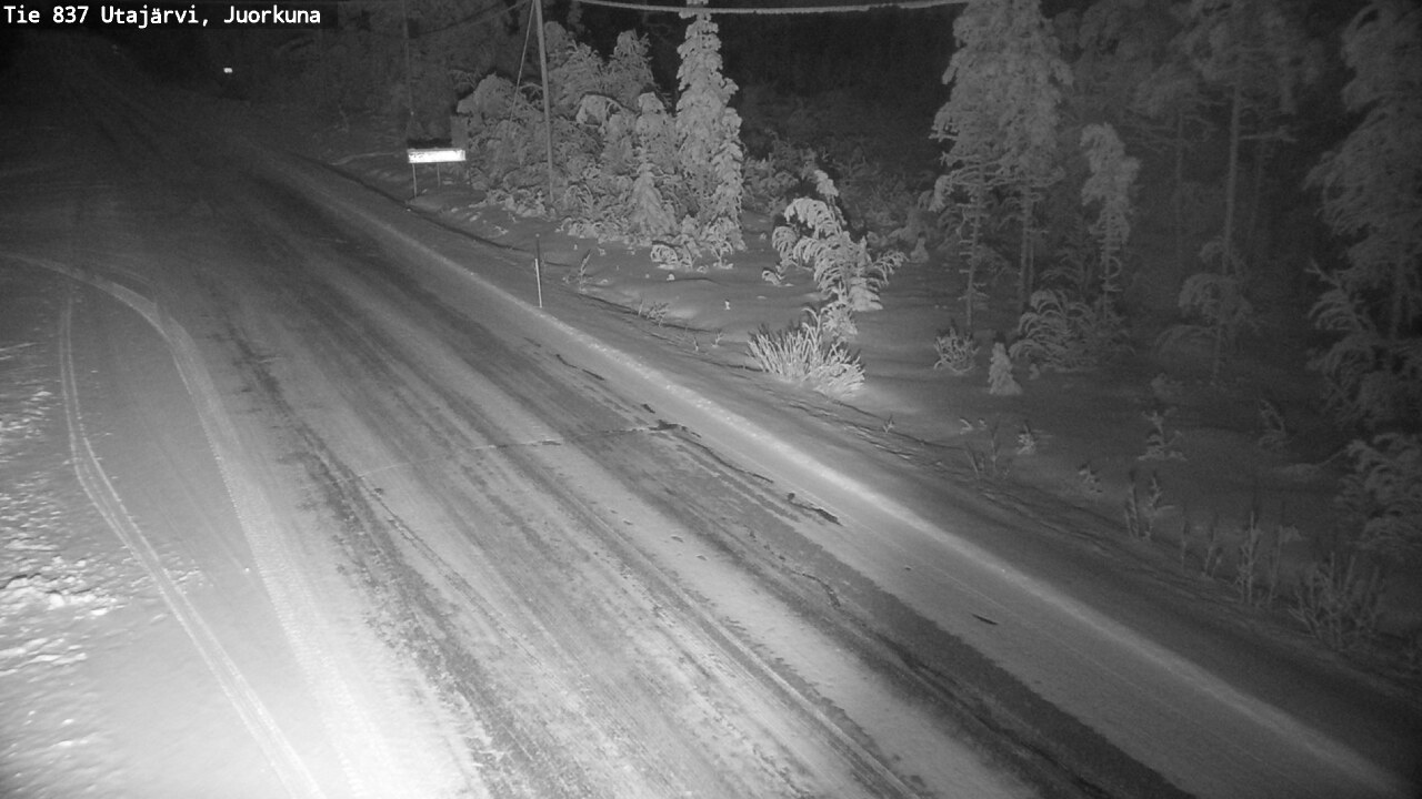 Kelikamerat Kuva Tie 837 Utajärvi, Juorkuna, Utajärvi, Pohjois-Pohjanmaa