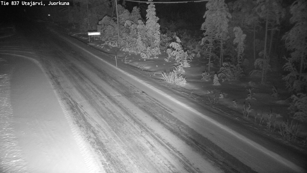 Kelikamerat Kuva Tie 837 Utajärvi, Juorkuna, Utajärvi, Pohjois-Pohjanmaa