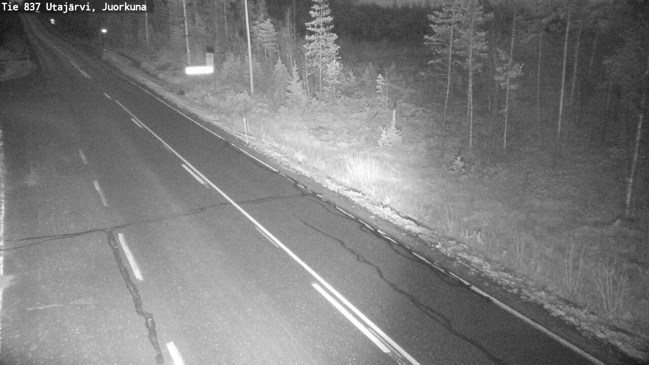 Kelikamerat Kuva Tie 837 Utajärvi, Juorkuna, Utajärvi, Pohjois-Pohjanmaa