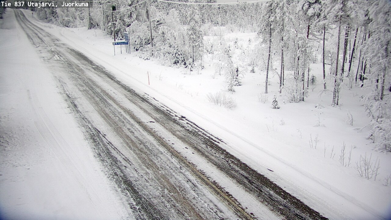 Kelikamerat Kuva Tie 837 Utajärvi, Juorkuna, Utajärvi, Pohjois-Pohjanmaa