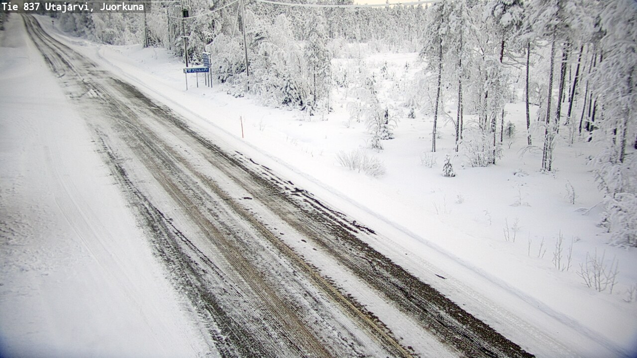 Kelikamerat Kuva Tie 837 Utajärvi, Juorkuna, Utajärvi, Pohjois-Pohjanmaa