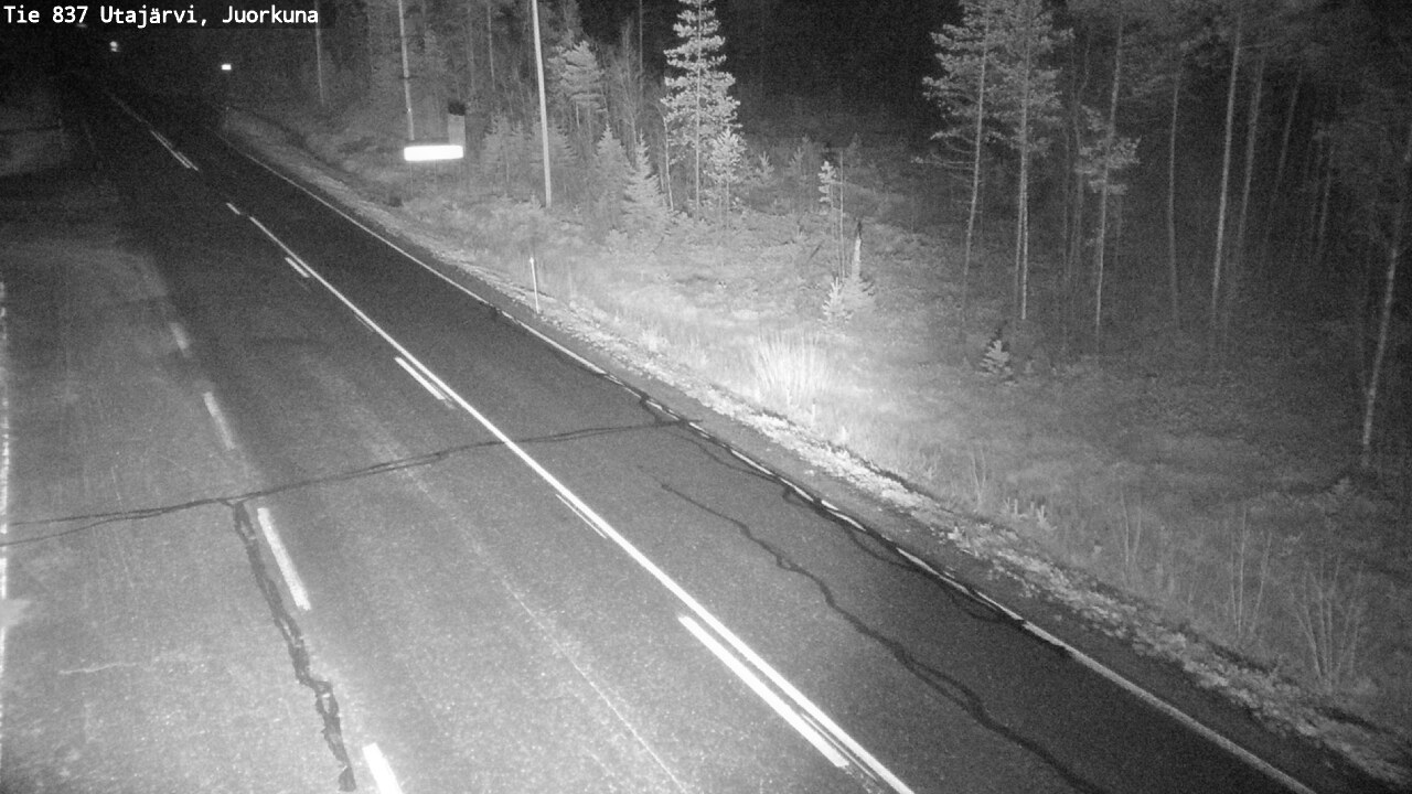 Kelikamerat Kuva Tie 837 Utajärvi, Juorkuna, Utajärvi, Pohjois-Pohjanmaa