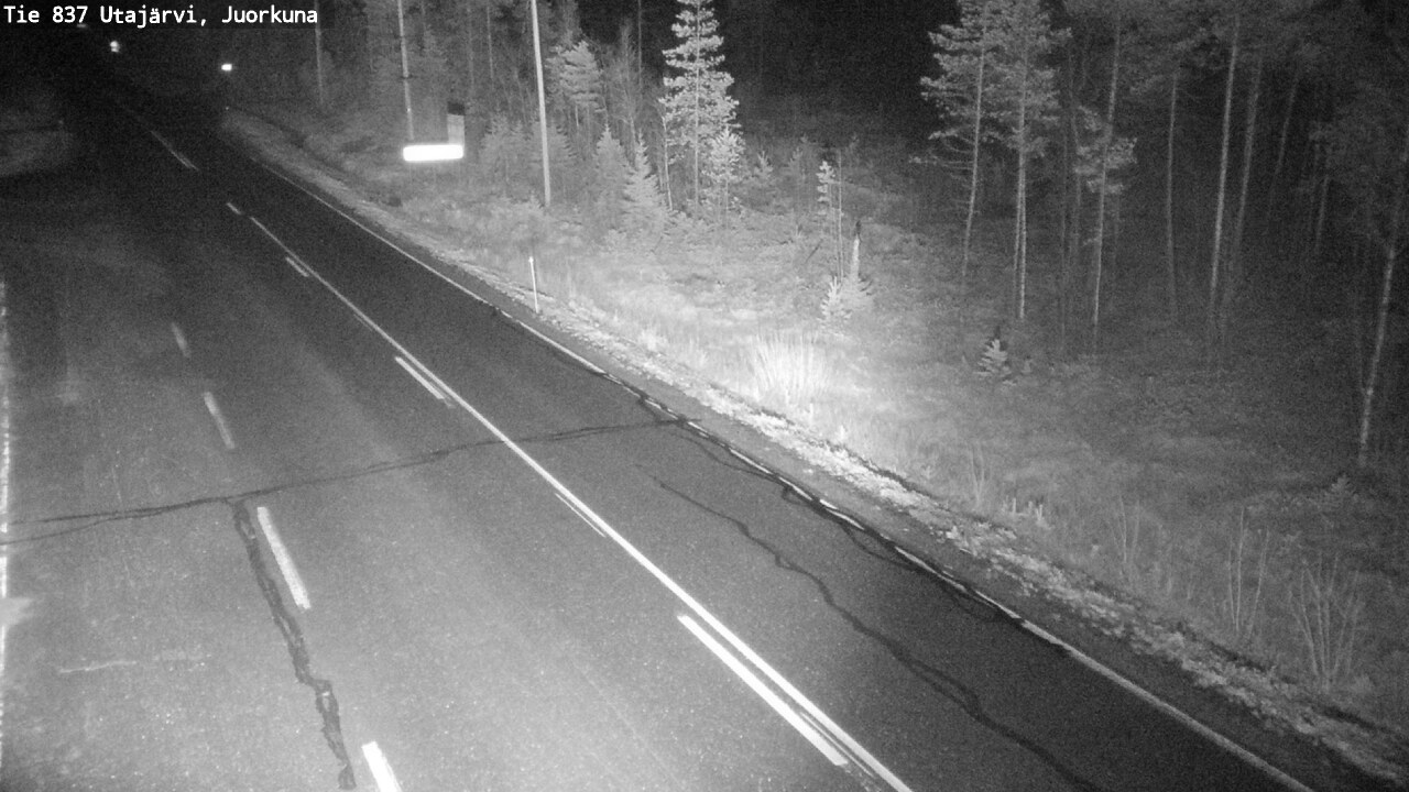 Kelikamerat Kuva Tie 837 Utajärvi, Juorkuna, Utajärvi, Pohjois-Pohjanmaa