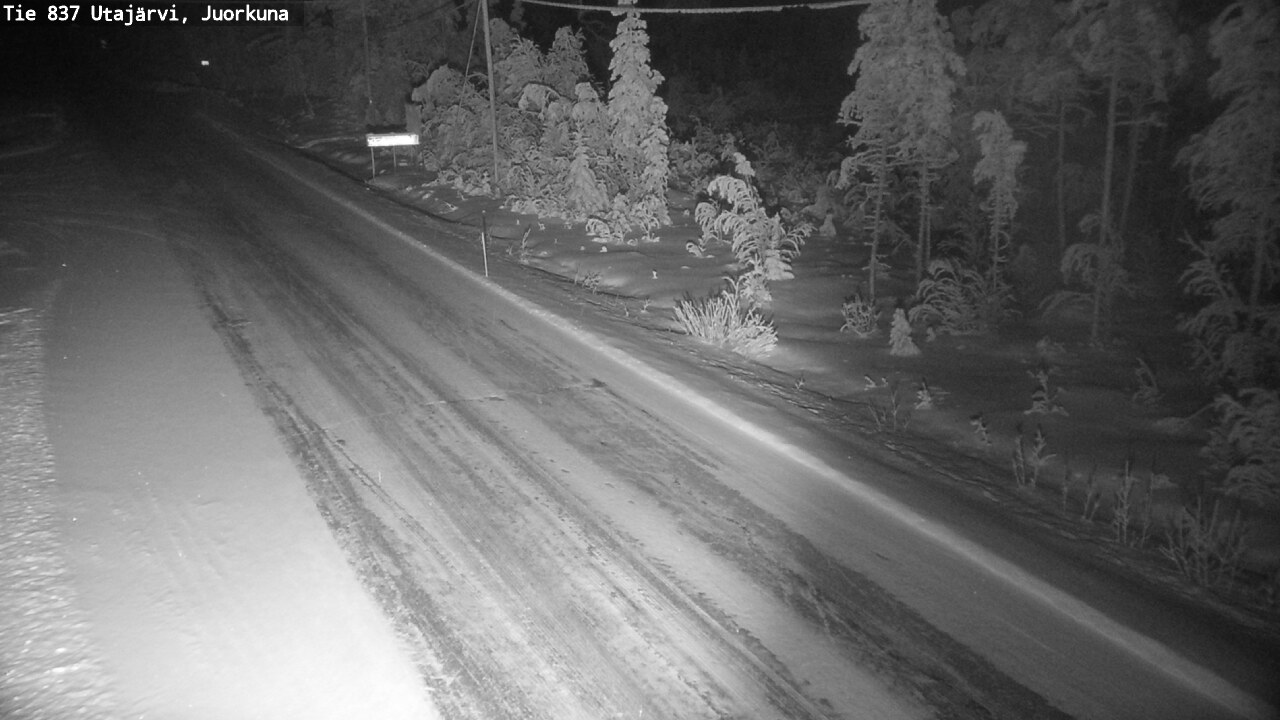 Kelikamerat Kuva Tie 837 Utajärvi, Juorkuna, Utajärvi, Pohjois-Pohjanmaa