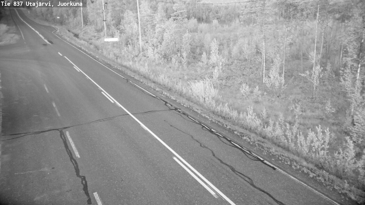 Kelikamerat Kuva Tie 837 Utajärvi, Juorkuna, Utajärvi, Pohjois-Pohjanmaa