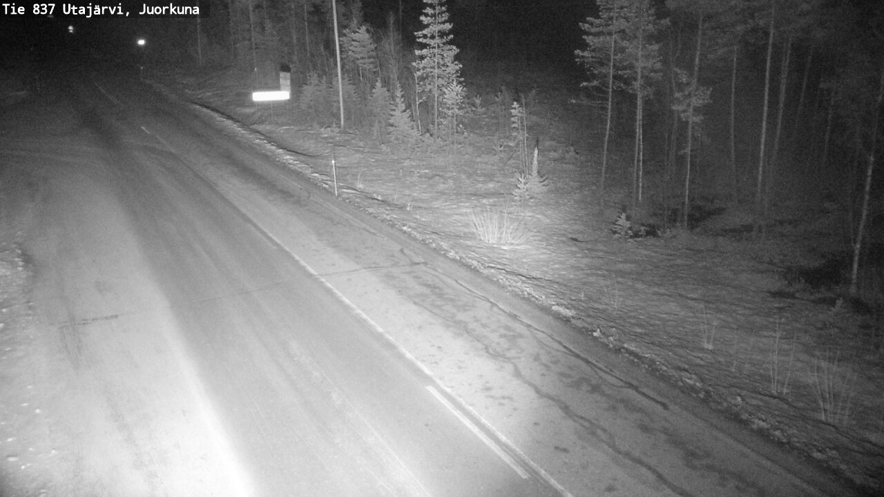 Kelikamerat Kuva Tie 837 Utajärvi, Juorkuna, Utajärvi, Pohjois-Pohjanmaa