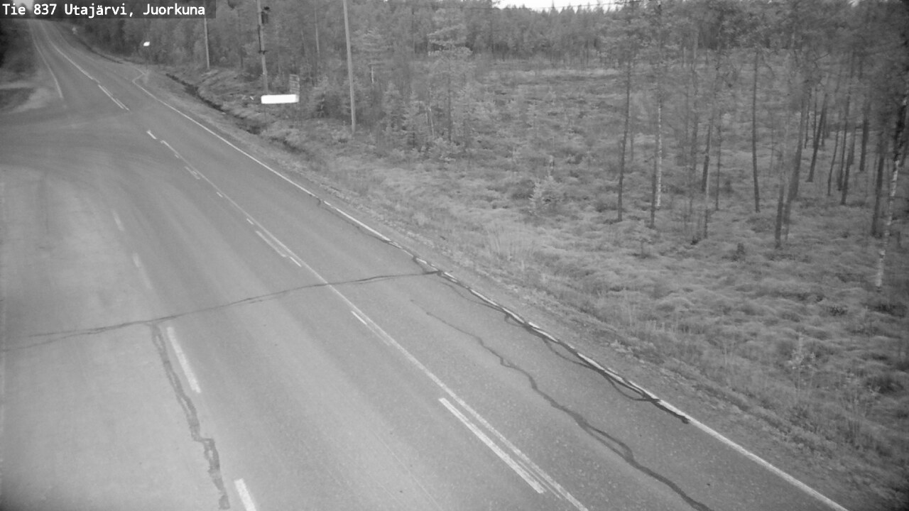 Kelikamerat Kuva Tie 837 Utajärvi, Juorkuna, Utajärvi, Pohjois-Pohjanmaa