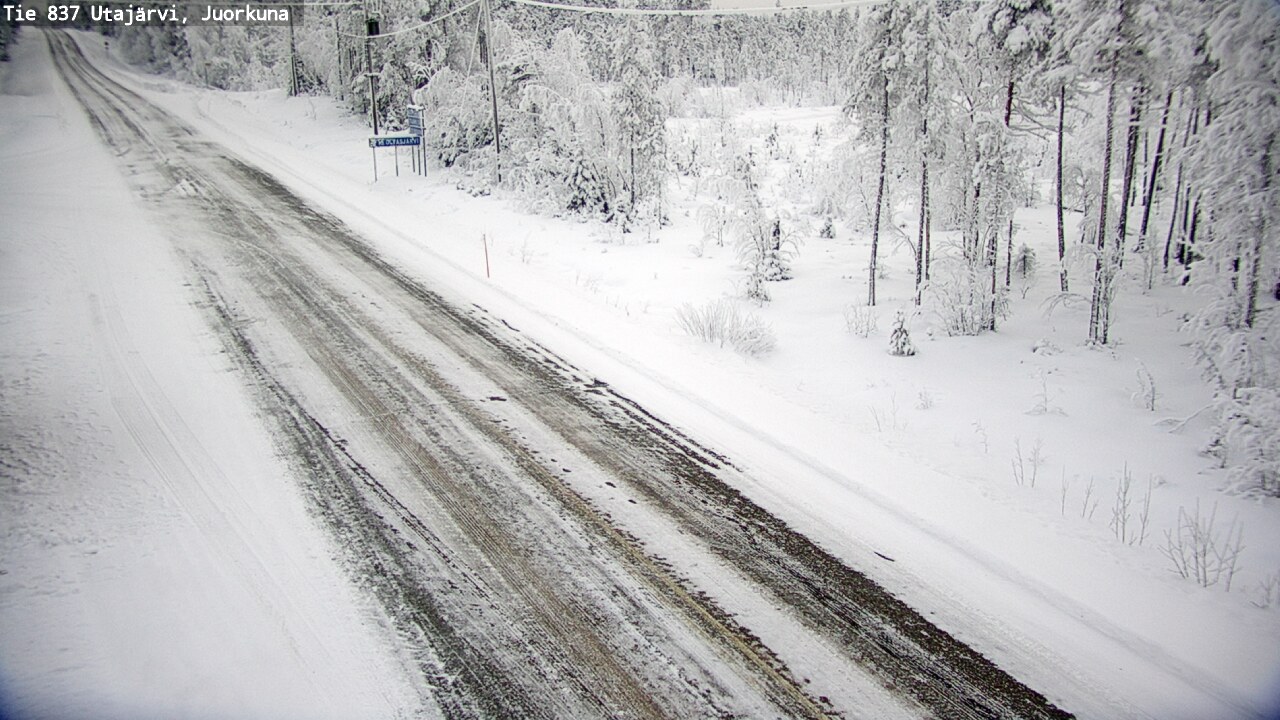 Kelikamerat Kuva Tie 837 Utajärvi, Juorkuna, Utajärvi, Pohjois-Pohjanmaa