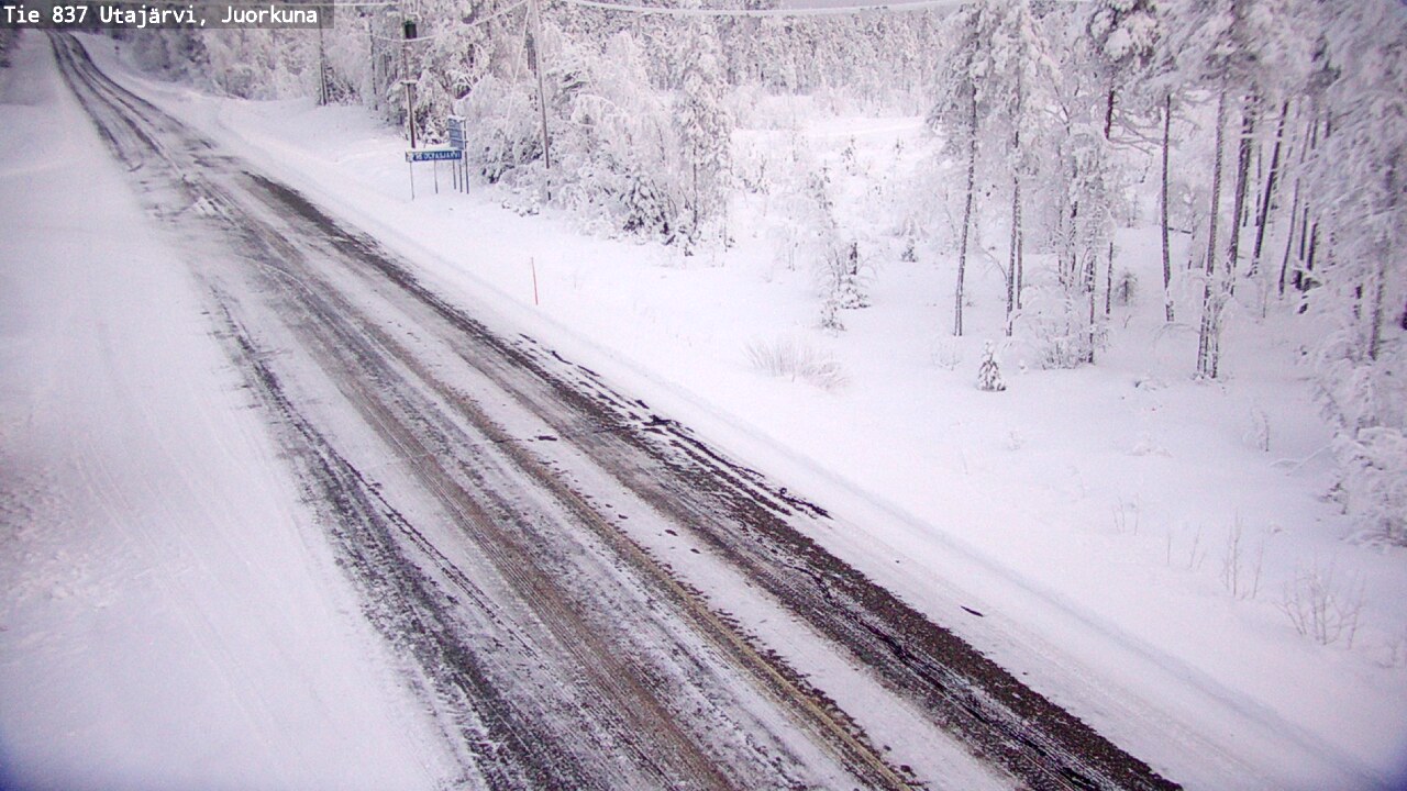 Kelikamerat Kuva Tie 837 Utajärvi, Juorkuna, Utajärvi, Pohjois-Pohjanmaa