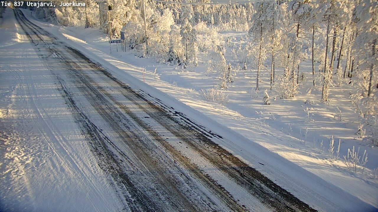 Kelikamerat Kuva Tie 837 Utajärvi, Juorkuna, Utajärvi, Pohjois-Pohjanmaa