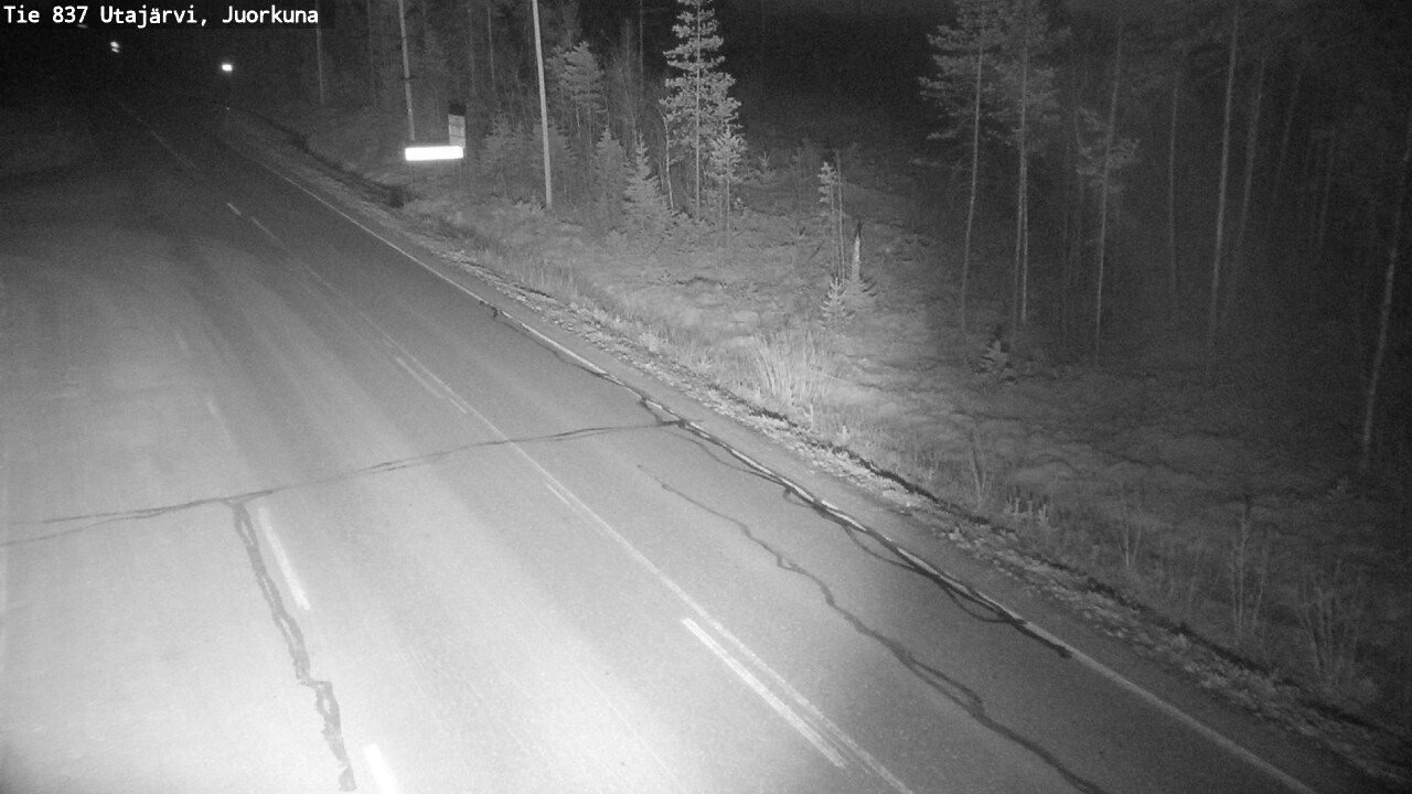 Kelikamerat Kuva Tie 837 Utajärvi, Juorkuna, Utajärvi, Pohjois-Pohjanmaa