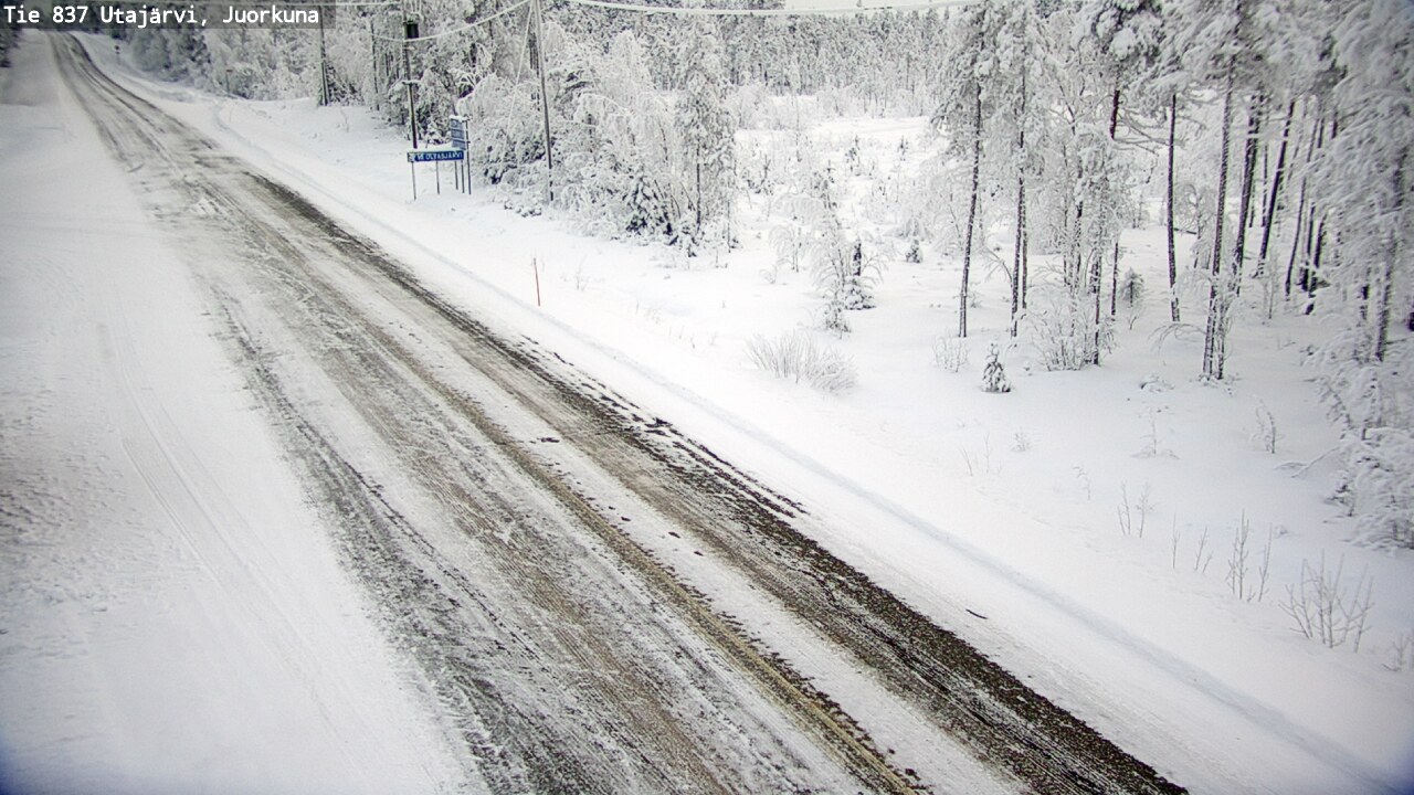 Kelikamerat Kuva Tie 837 Utajärvi, Juorkuna, Utajärvi, Pohjois-Pohjanmaa