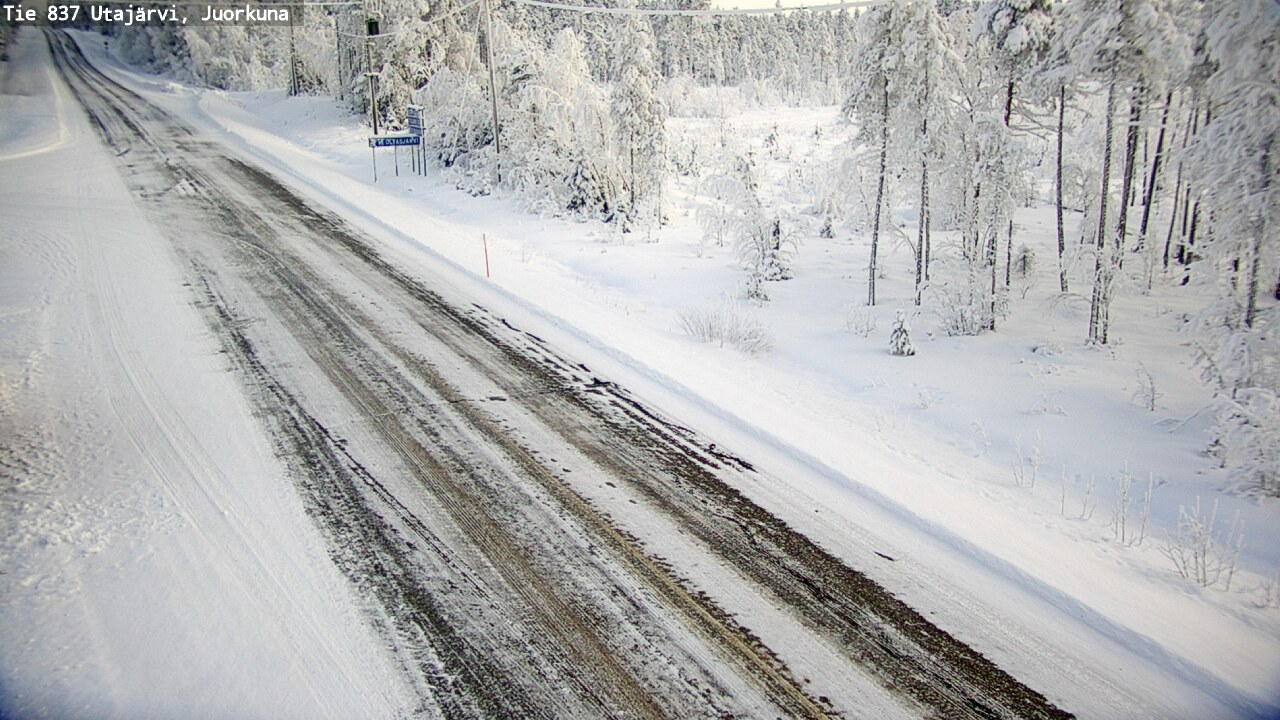 Kelikamerat Kuva Tie 837 Utajärvi, Juorkuna, Utajärvi, Pohjois-Pohjanmaa