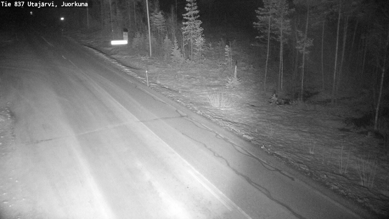 Kelikamerat Kuva Tie 837 Utajärvi, Juorkuna, Utajärvi, Pohjois-Pohjanmaa