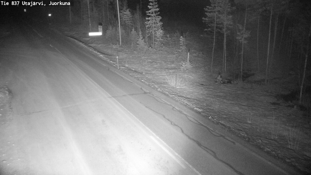 Kelikamerat Kuva Tie 837 Utajärvi, Juorkuna, Utajärvi, Pohjois-Pohjanmaa