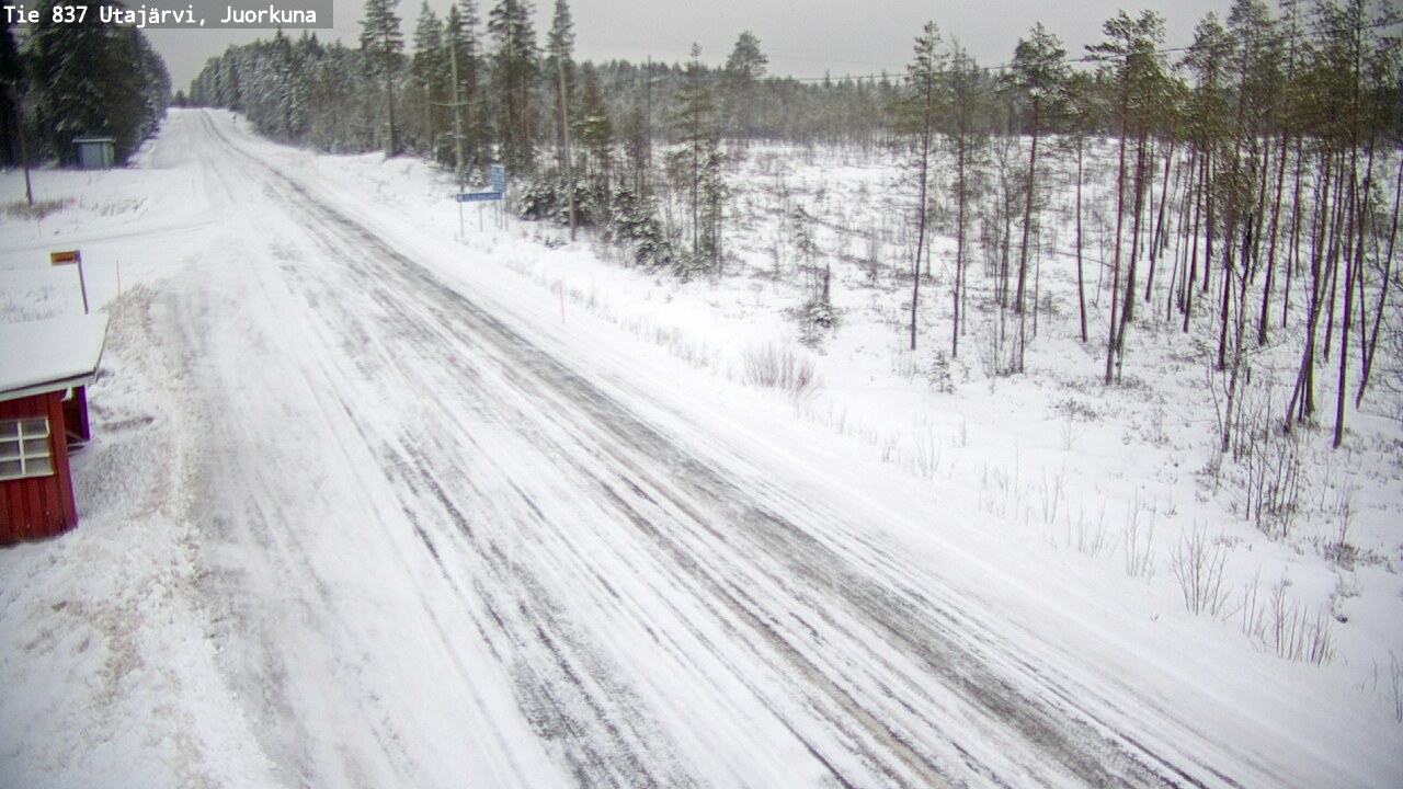 Kelikamerat Kuva Tie 837 Utajärvi, Juorkuna, Utajärvi, Pohjois-Pohjanmaa