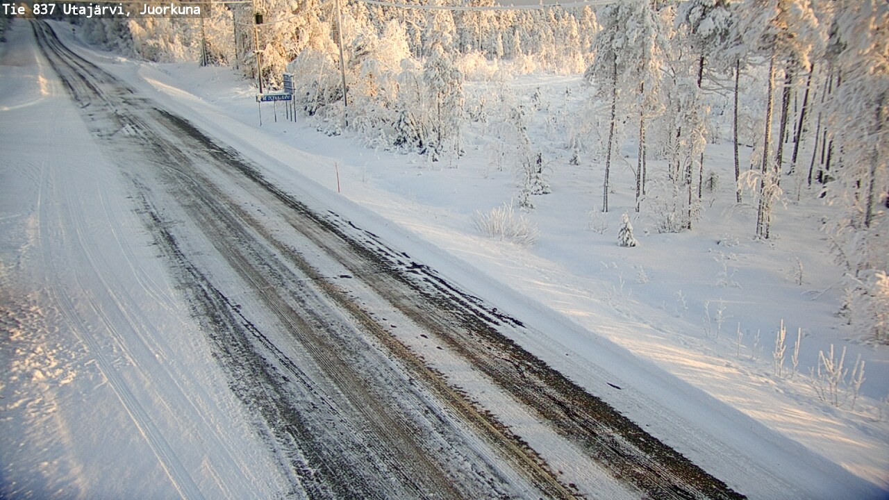 Kelikamerat Kuva Tie 837 Utajärvi, Juorkuna, Utajärvi, Pohjois-Pohjanmaa