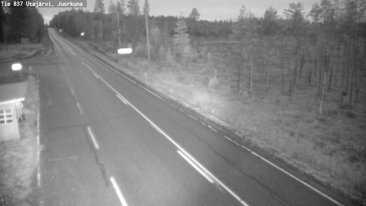 Kelikamerat Kuva Tie 837 Utajärvi, Juorkuna, Utajärvi, Pohjois-Pohjanmaa