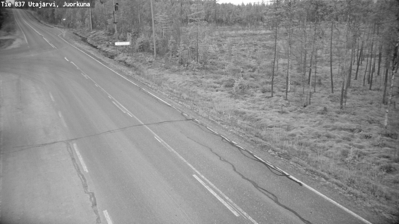 Kelikamerat Kuva Tie 837 Utajärvi, Juorkuna, Utajärvi, Pohjois-Pohjanmaa