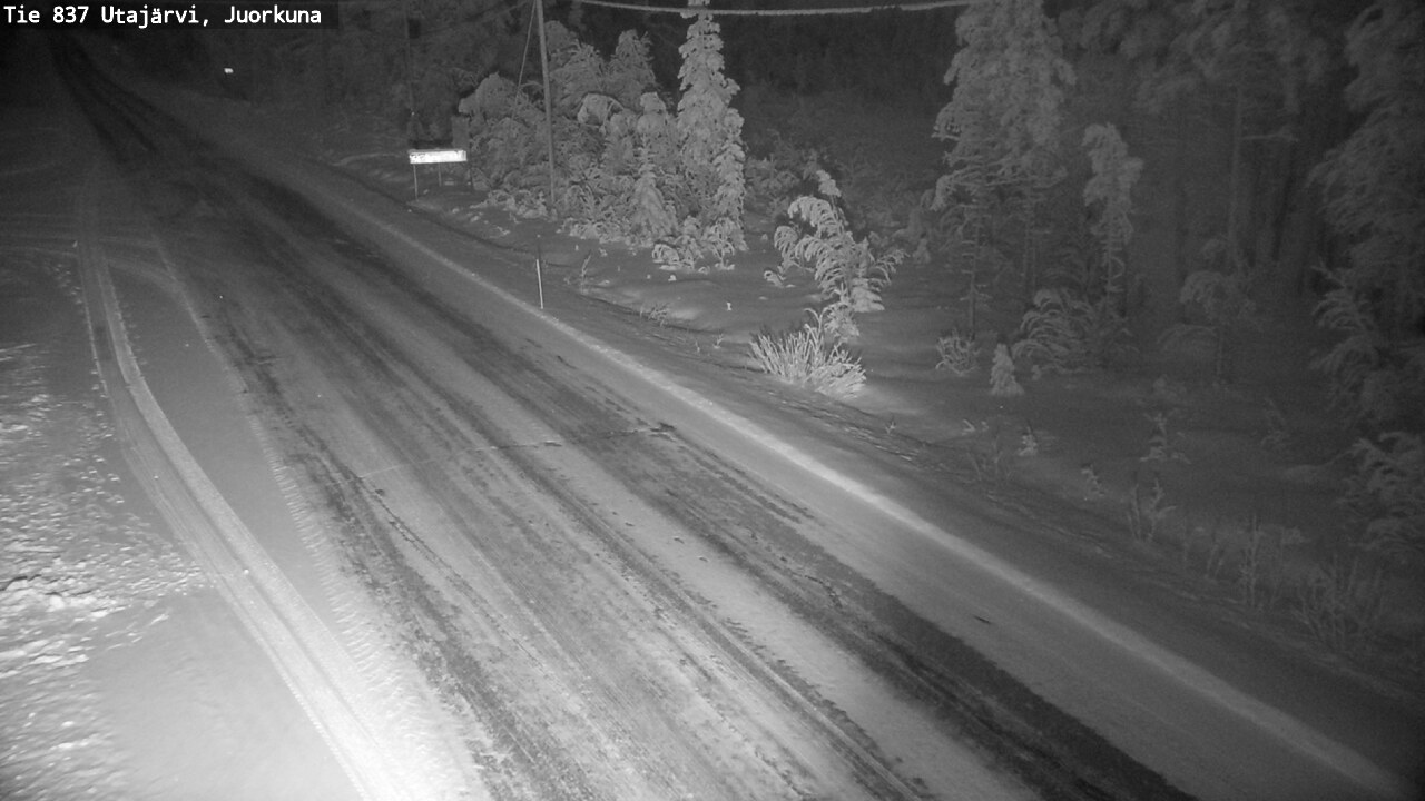 Kelikamerat Kuva Tie 837 Utajärvi, Juorkuna, Utajärvi, Pohjois-Pohjanmaa