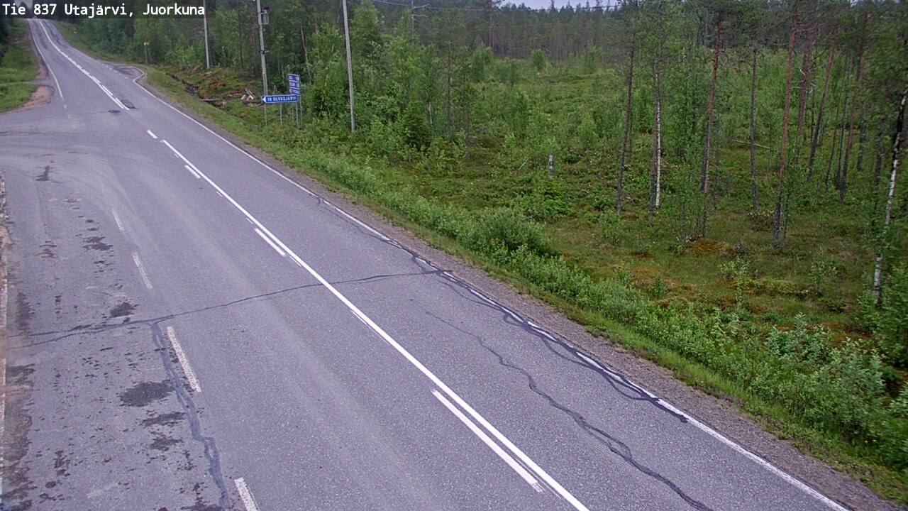 Kelikamerat Kuva Tie 837 Utajärvi, Juorkuna, Utajärvi, Pohjois-Pohjanmaa