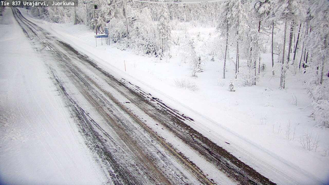 Kelikamerat Kuva Tie 837 Utajärvi, Juorkuna, Utajärvi, Pohjois-Pohjanmaa