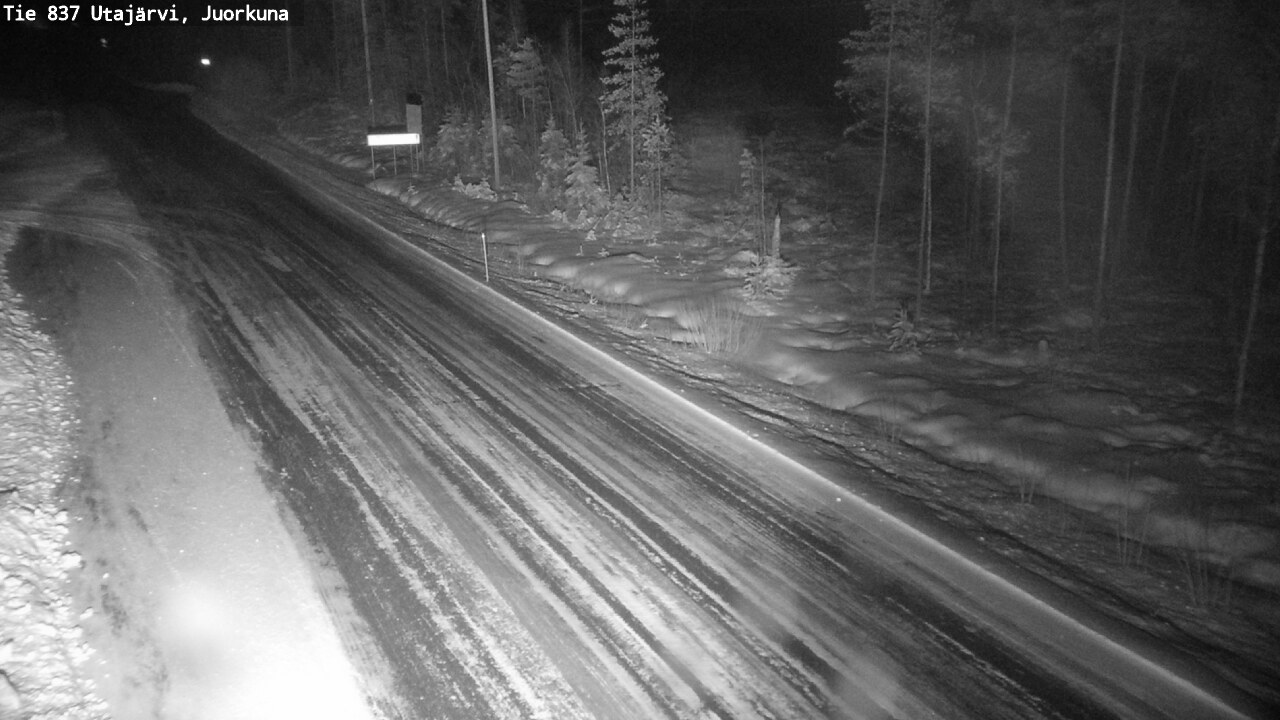 Kelikamerat Kuva Tie 837 Utajärvi, Juorkuna, Utajärvi, Pohjois-Pohjanmaa