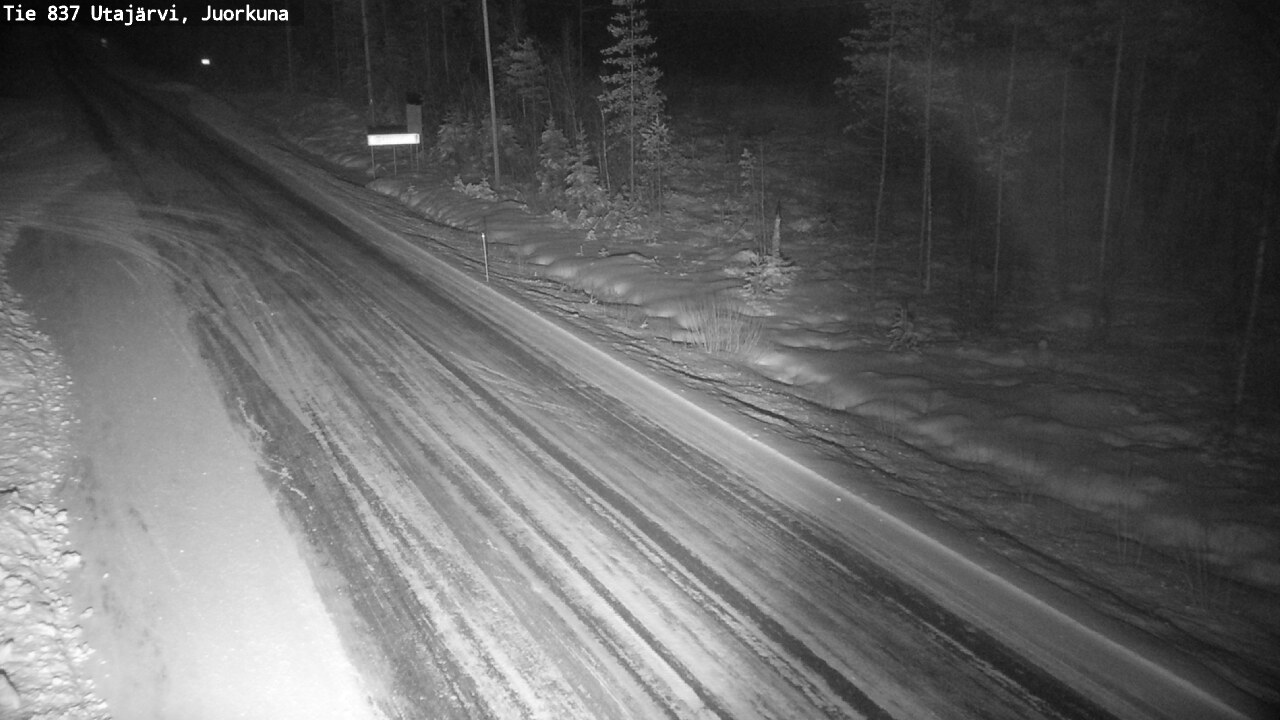 Kelikamerat Kuva Tie 837 Utajärvi, Juorkuna, Utajärvi, Pohjois-Pohjanmaa