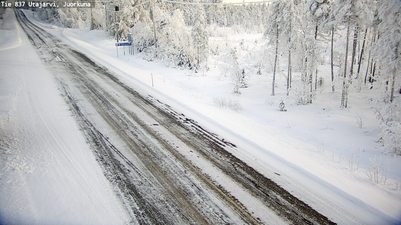Kelikamerat Kuva Tie 837 Utajärvi, Juorkuna, Utajärvi, Pohjois-Pohjanmaa