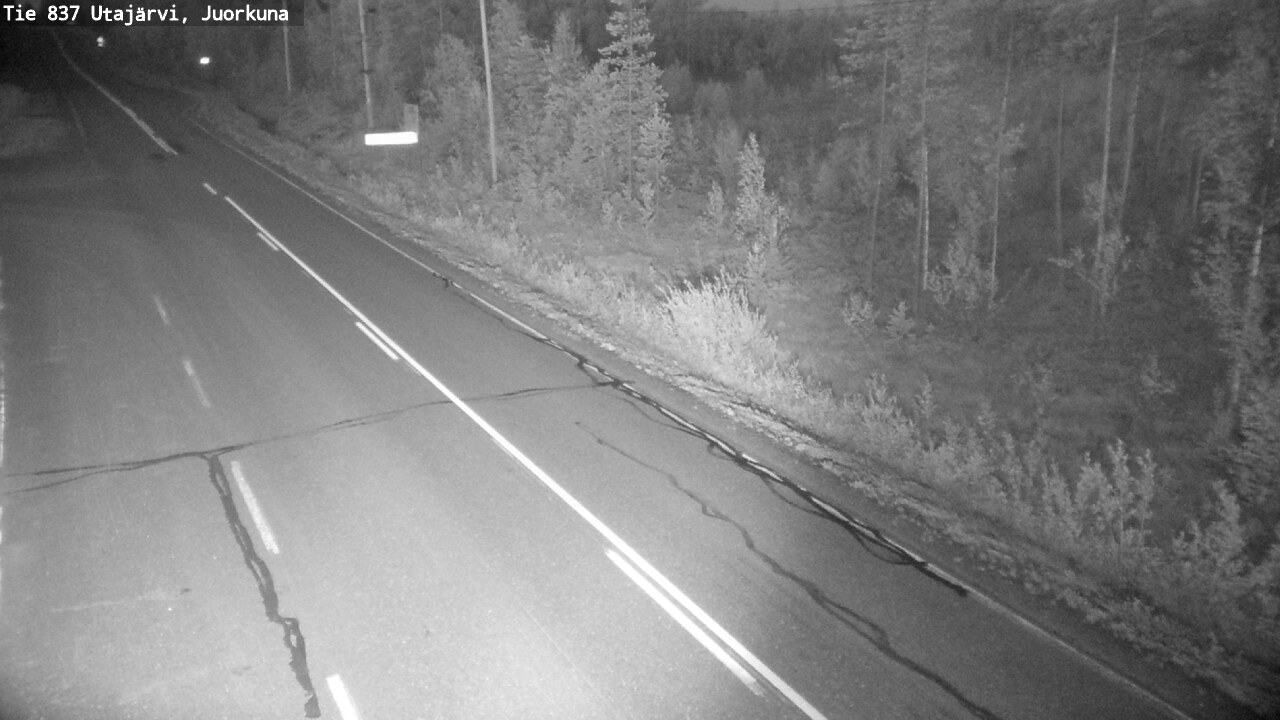 Kelikamerat Kuva Tie 837 Utajärvi, Juorkuna, Utajärvi, Pohjois-Pohjanmaa