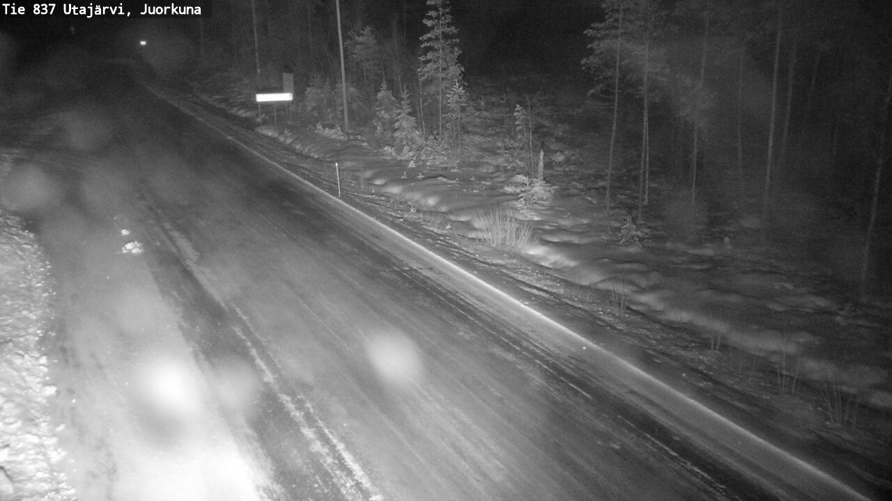 Kelikamerat Kuva Tie 837 Utajärvi, Juorkuna, Utajärvi, Pohjois-Pohjanmaa