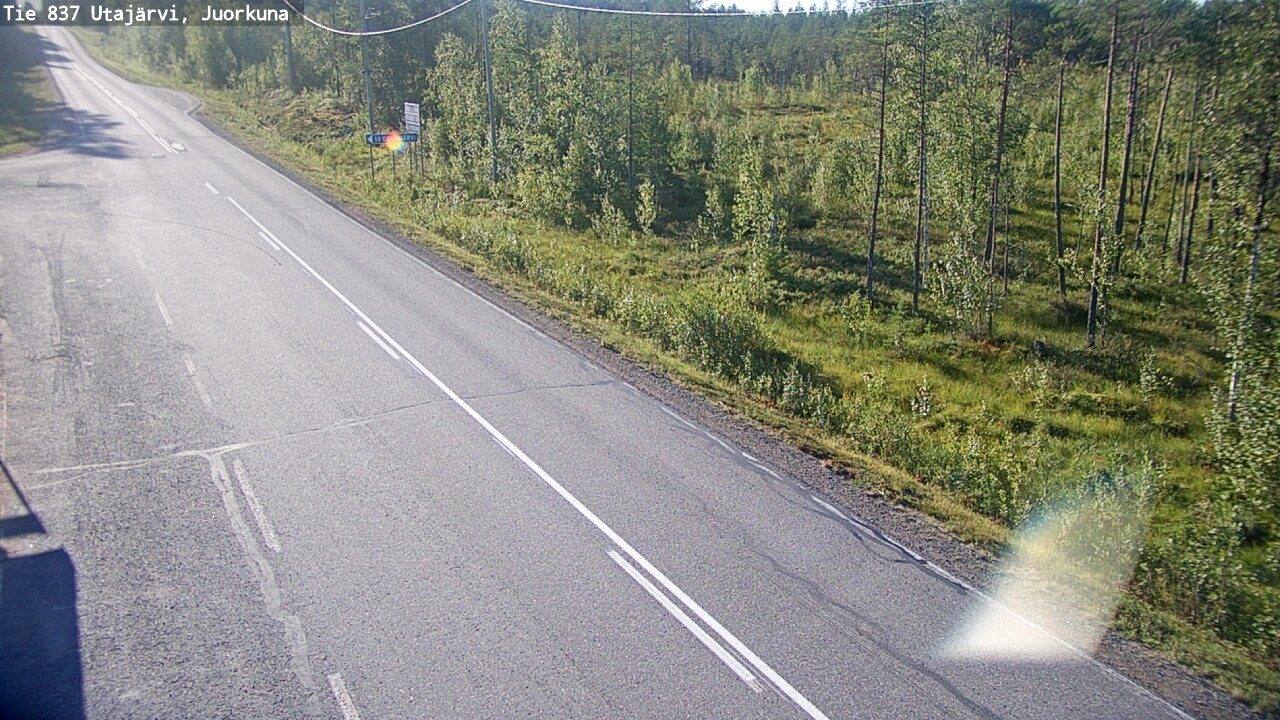 Kelikamerat Kuva Tie 837 Utajärvi, Juorkuna, Utajärvi, Pohjois-Pohjanmaa