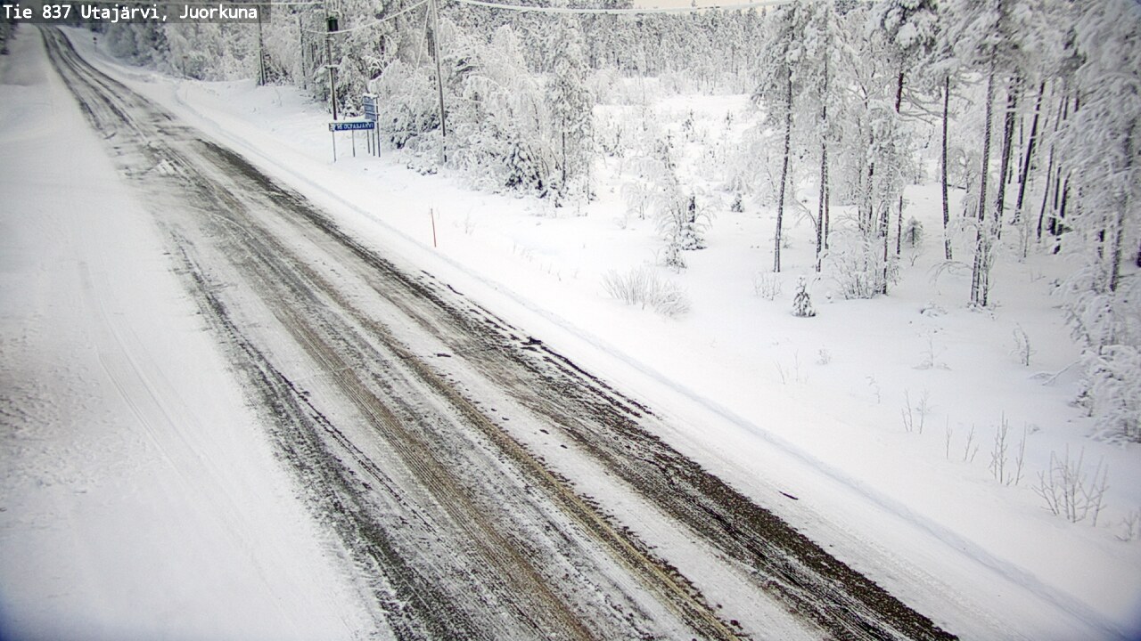 Kelikamerat Kuva Tie 837 Utajärvi, Juorkuna, Utajärvi, Pohjois-Pohjanmaa